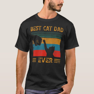 T-shirt Meilleur Papa de Chat de Tous les Temps Bump Chat