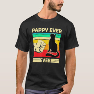 T-shirt Meilleur Papa de Chat Vintage pour Hommes Bump Fit