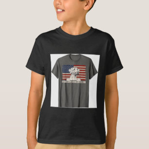 T-shirt Meilleur papa de chien américain - Rhodésien