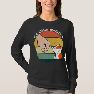 T-shirt Meilleur Papa De Cochon De Guinée Jamais De Pomme