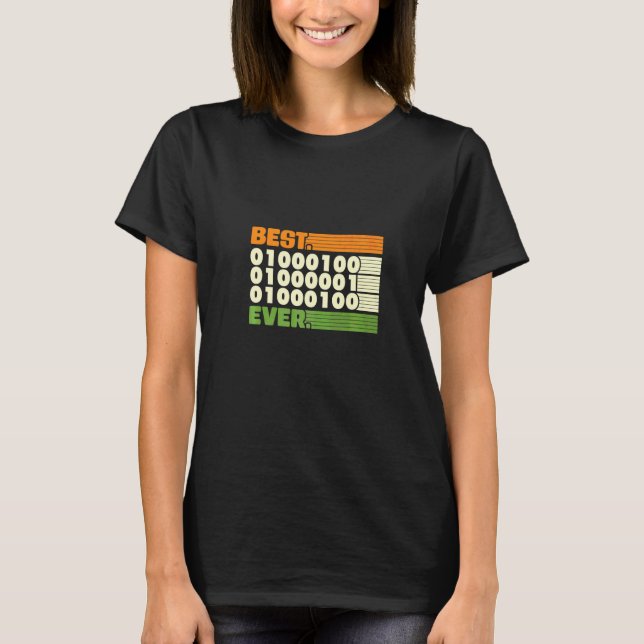 T-shirt Meilleur Papa de Codage Jamais (Devant)