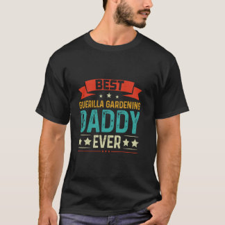 T-shirt Meilleur Papa de Jardinage Guerilla Ever Jardinier