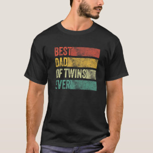 T-shirt Meilleur papa de jumeaux Grossesse Faire-part Funn