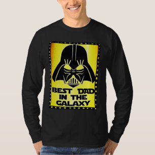 T-shirt Meilleur papa de la galaxie personnalisé moderne m