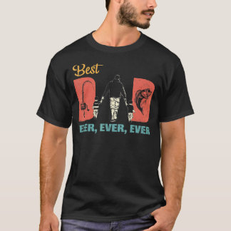 T-shirt Meilleur Papa de Pêche de Tous les Temps Pêcheur V