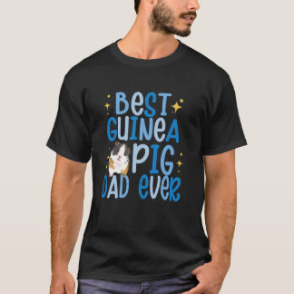 T-shirt Meilleur papa de porc de Guinée jamais