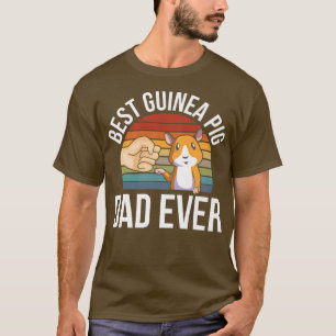T-shirt Meilleur papa de porc de Guinée jamais Premium 321