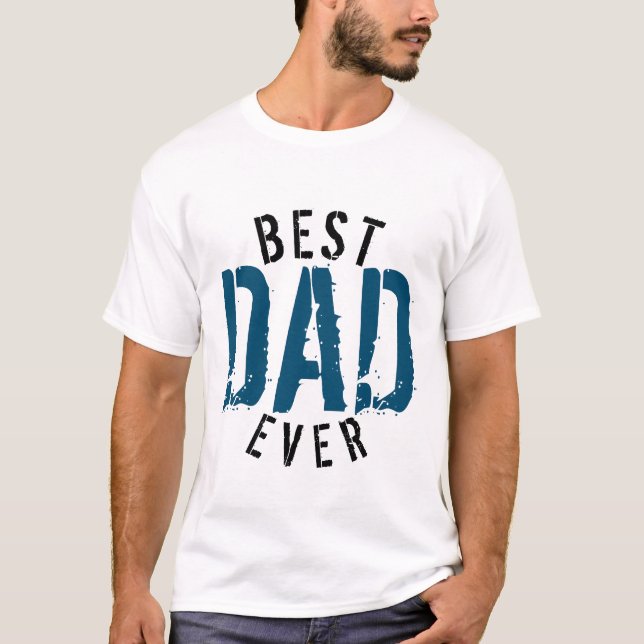 T-Shirt Meilleur Papa de Tous les Temps (Devant)