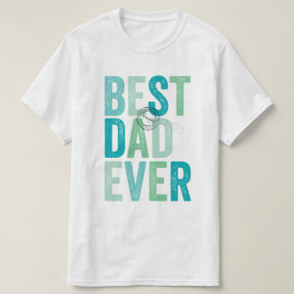 T-shirt Meilleur Papa de Tous les Temps Typographie Fête d