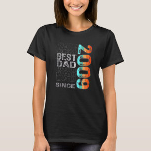 T-shirt Meilleur Papa Depuis 2009 Pour Le Meilleur Papa Du