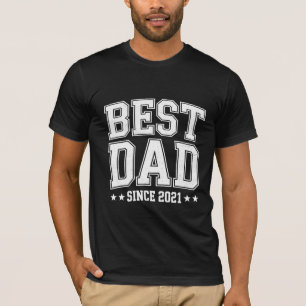 T-shirt Meilleur papa depuis la fête des pères 2021