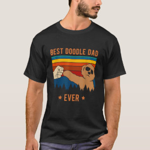 T-shirt Meilleur papa Doodle de tous les temps drôle chien