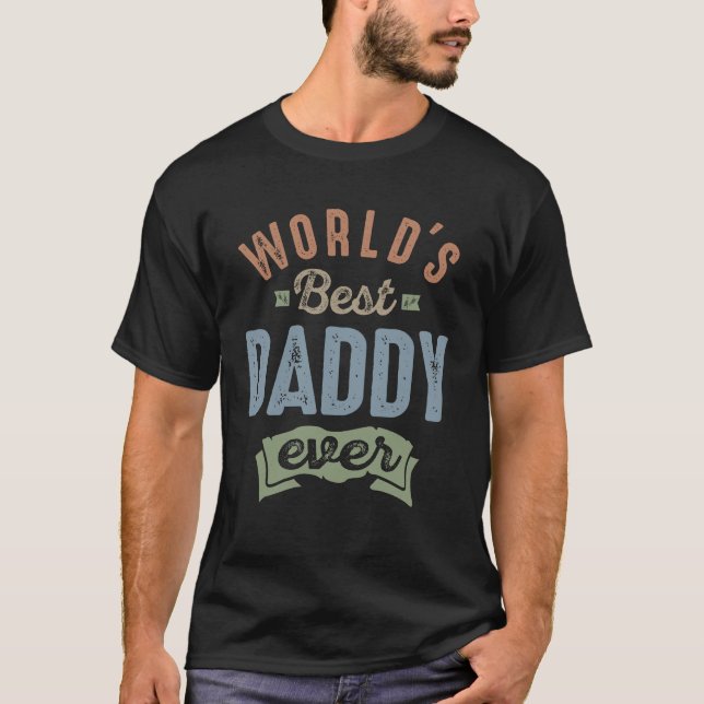 T-shirt Meilleur papa du monde (Devant)