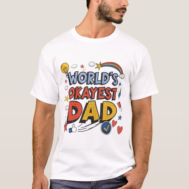 T-shirt Meilleur Papa du Monde (Devant)