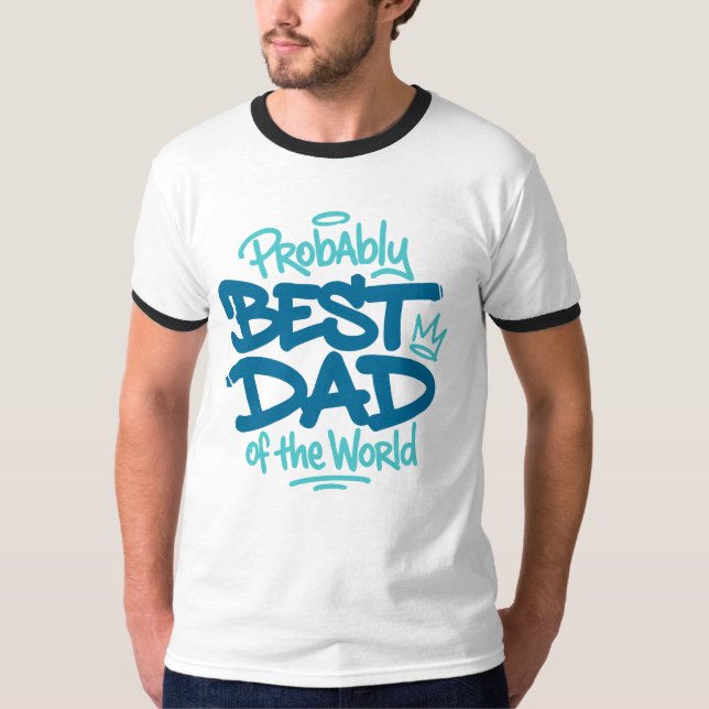 T-Shirt Meilleur Papa du Monde (Devant)
