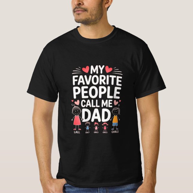 T-Shirt Meilleur Papa du Monde (Devant)