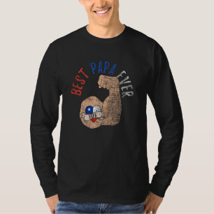 T-shirt Meilleur Papa du Monde Chilien Fête des Pères Vint