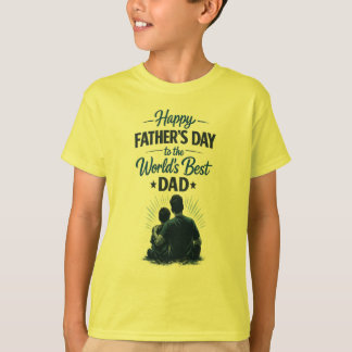 T-shirt Meilleur Papa du Monde | Conception de Cadeau pour