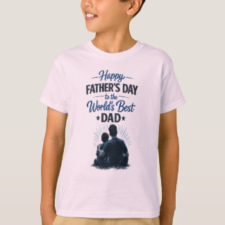 T-shirt Meilleur Papa du Monde | Conception de Cadeau pour