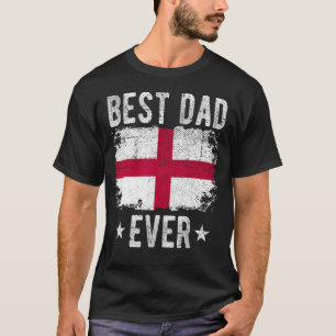 T-shirt Meilleur papa Ever Angleterre Drapeau Meilleur pap