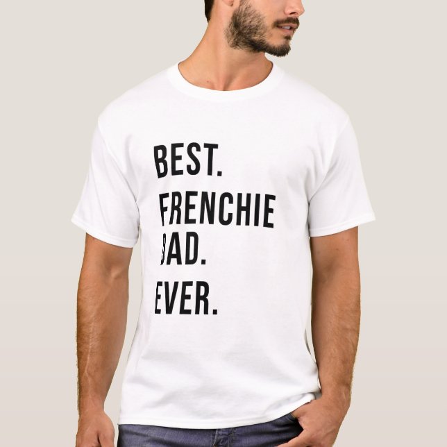 T-shirt Meilleur papa français (Devant)