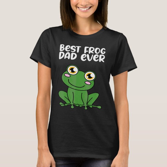T-shirt Meilleur Papa Grenouille Ever (Devant)