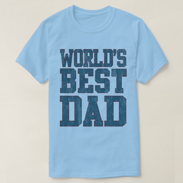 T-shirt Meilleur Papa Grungy (Design devant)