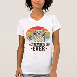 T-shirt Meilleur papa Havanese de tous les temps Design de