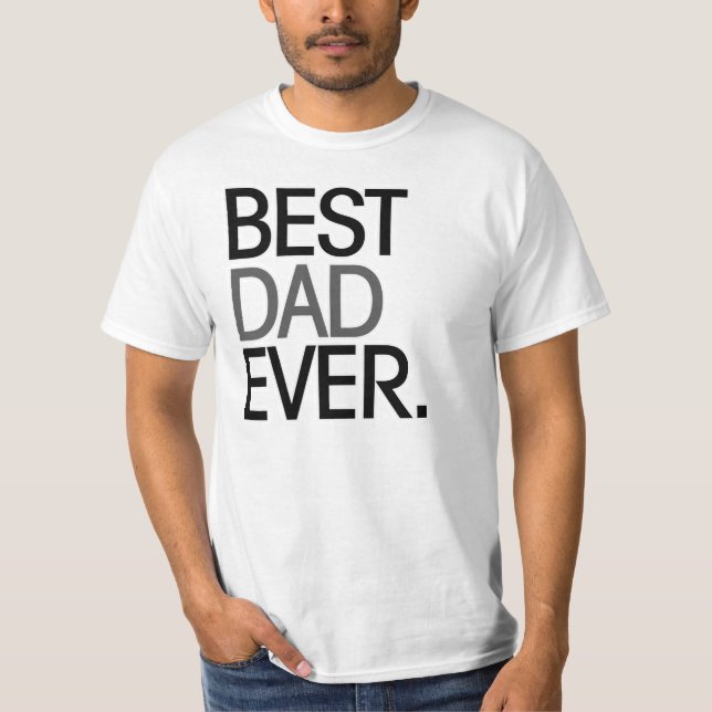 T-shirt Meilleur papa jamais (Devant)
