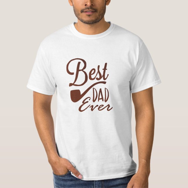 T-shirt Meilleur Papa Jamais  (Devant)