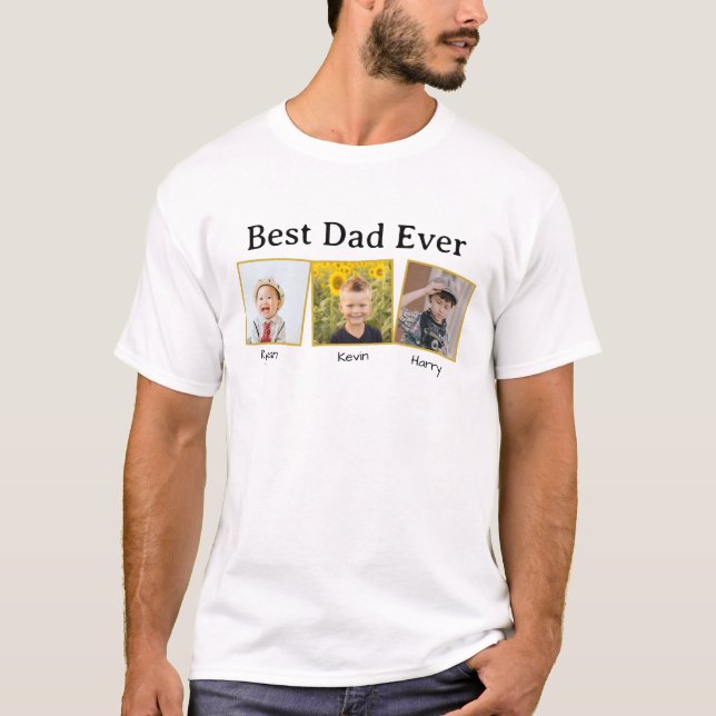 T-shirt Meilleur papa jamais (Devant)