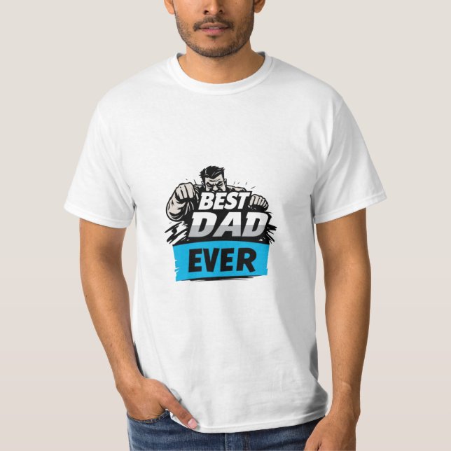 T-shirt Meilleur papa jamais (Devant)