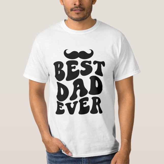 T-shirt Meilleur papa jamais (Devant)