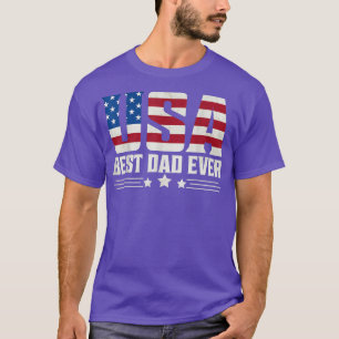T-shirt Meilleur papa jamais avec nous Fête des pères drap