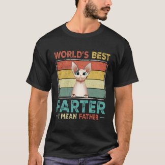 T-shirt Meilleur papa Jamais Chat Kitten Fête des pères Pa