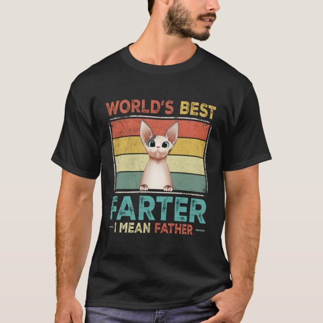T-shirt Meilleur papa Jamais Chat Kitten Fête des pères Pa (Devant)