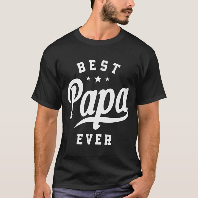 T-shirt Meilleur Papa jamais - Drôle Fête des pères (Devant)