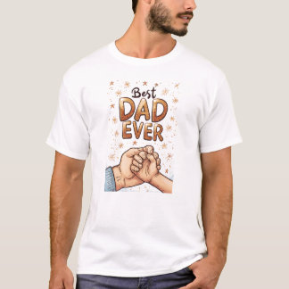 T-shirt Meilleur papa jamais - Fête des pères Bond Art