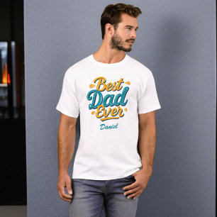 T-shirt Meilleur papa jamais   Fête des pères personnalisé