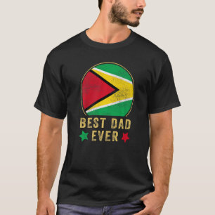 T-shirt Meilleur papa jamais Guyane Père Pays Guyana
