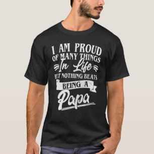 T-shirt Meilleur Papa Jamais Je Suis Fier De Beaucoup De C