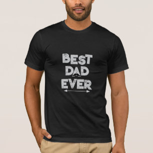 T-shirt Meilleur papa Jamais Moustache Noire Fête des père