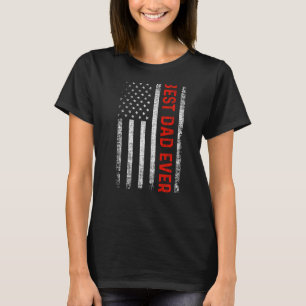 T-shirt Meilleur papa jamais nous Drapeau américain Cool V