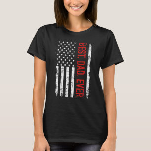 T-shirt Meilleur papa jamais nous drapeau américain Vintag