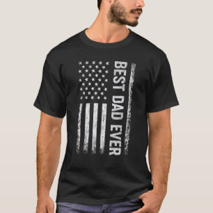 T-shirt Meilleur papa jamais nous Drapeau américain Vintag
