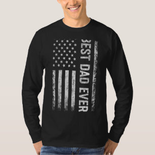 T-shirt Meilleur papa jamais nous Drapeau américain Vintag