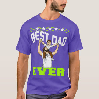 T-shirt Meilleur papa jamais père et fils 