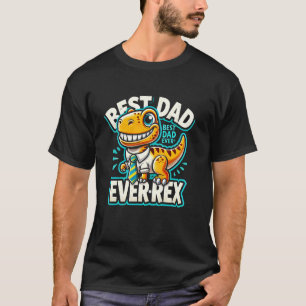 T-shirt Meilleur Papa Jamais-Rex Dinosaure Cadeaux Drôles