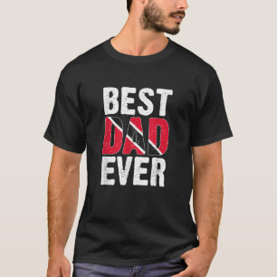 T-shirt Meilleur papa jamais Trini Trinité-et-Tobago Trini