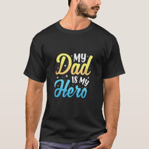 T-shirt Meilleur Papa Jamais Tu Es Mon Héros, Papa !